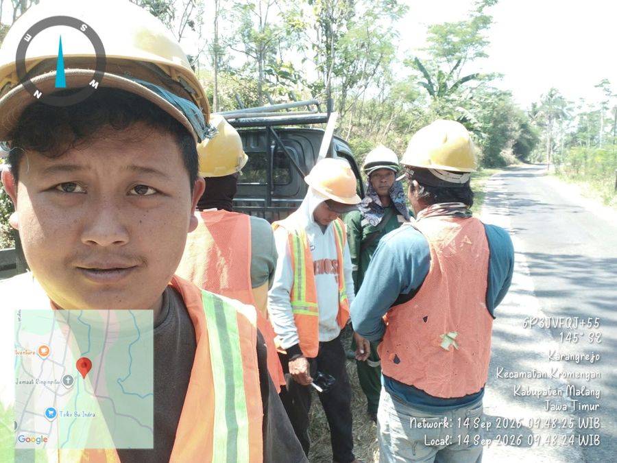 Tim survey dan instalasi jaringan